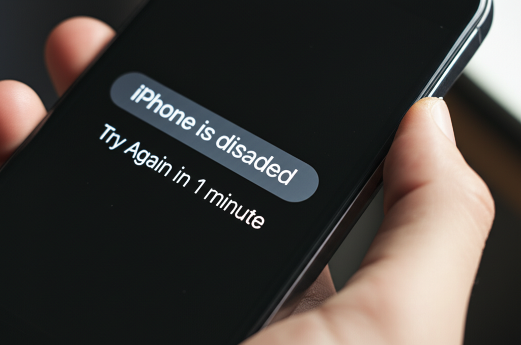 Generate a high-quality, relevant image prompt for an article about: How to Fix iPhone Passcode Not