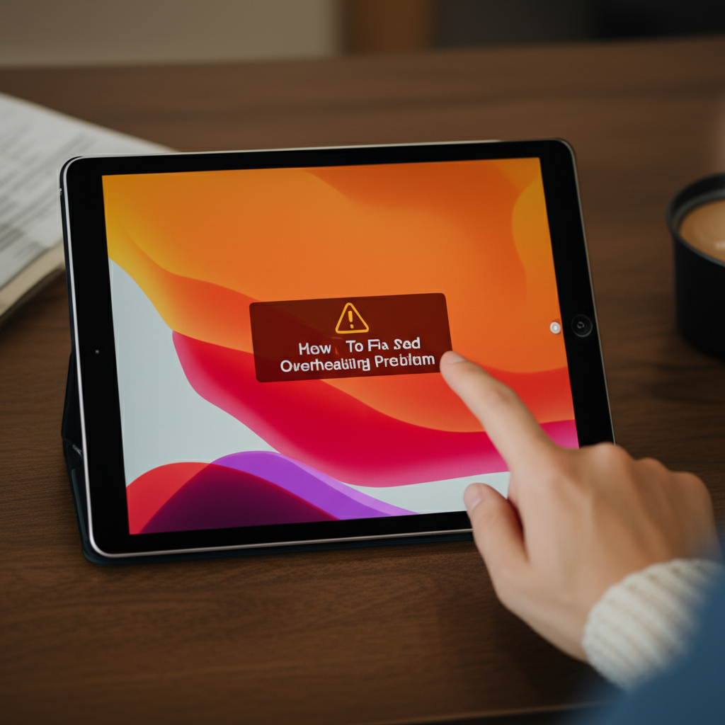Generate a high-quality, relevant image prompt for an article about: How To Fix iPad Overheating Pro