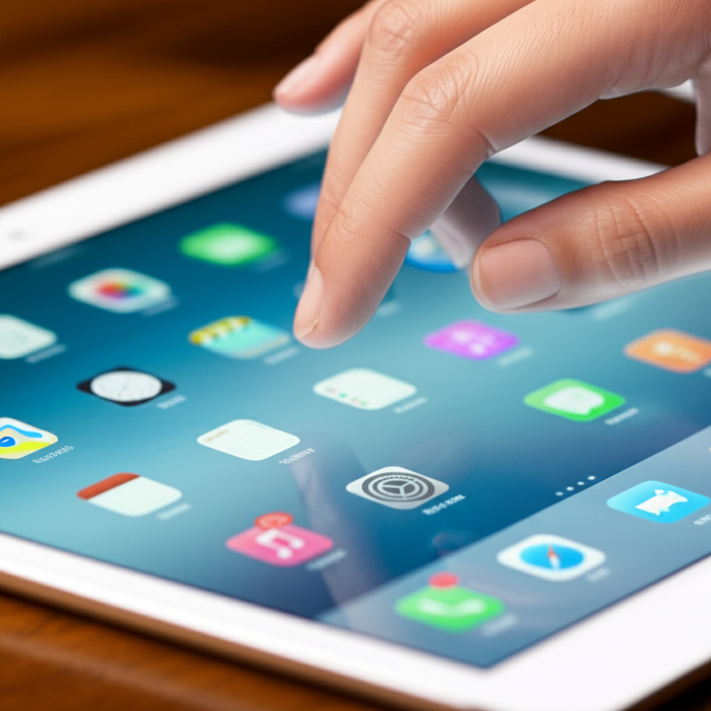 Generate a high-quality, relevant image prompt for an article about: How To Fix iPad Screen Not Resp