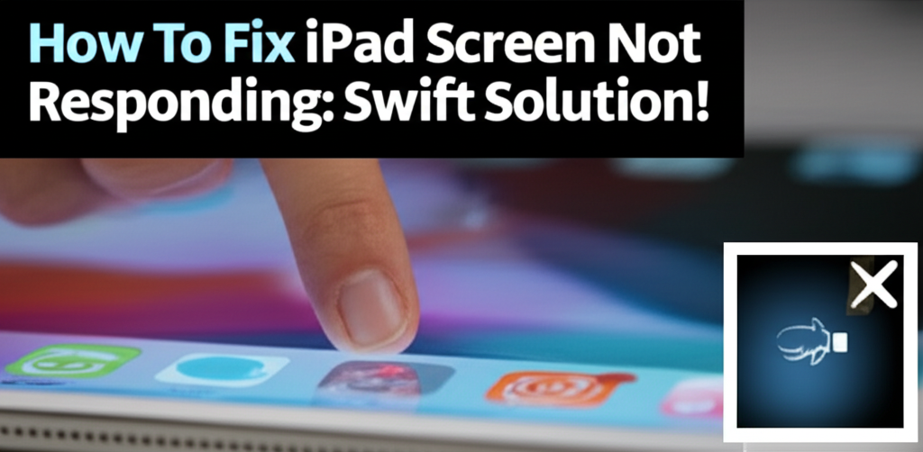Generate a high-quality, relevant image prompt for an article about: How To Fix iPad Screen Not Resp