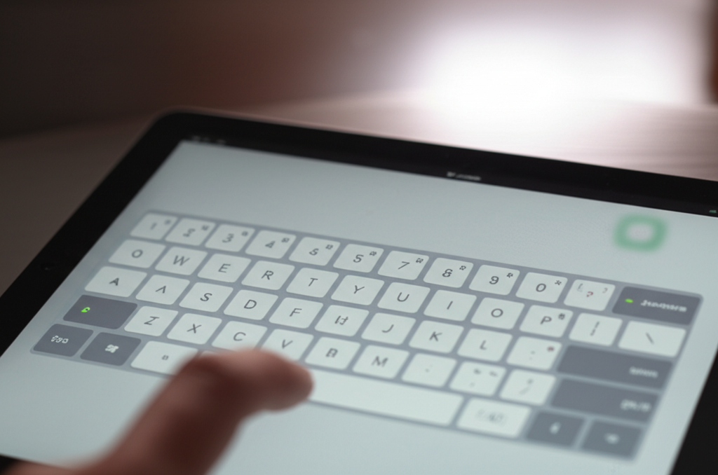Generate a high-quality, relevant image prompt for an article about: How to Fix iPad Keyboard Not Wo