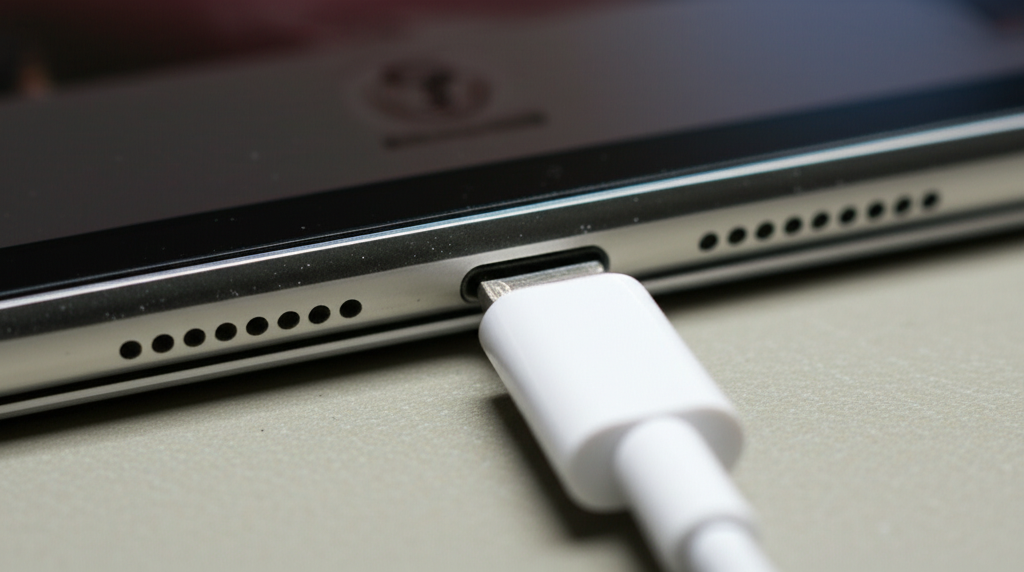 Generate a high-quality, relevant image prompt for an article about: How to Fix iPad Charging Slowly