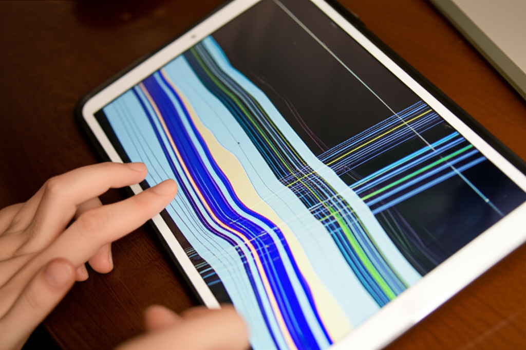 Generate a high-quality, relevant image prompt for an article about: How To Fix iPad Screen Flickeri
