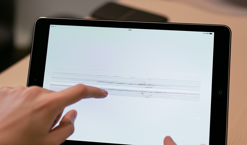 Generate a high-quality, relevant image prompt for an article about: How To Fix iPad Screen Flickeri