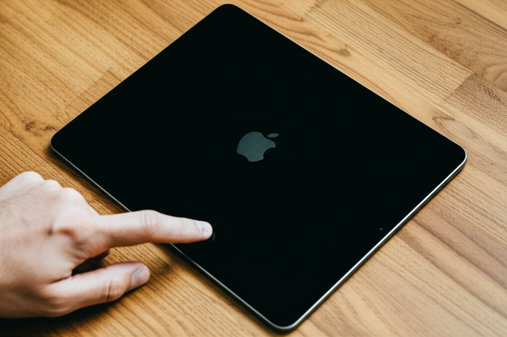 Generate a high-quality, relevant image prompt for an article about: How to Fix iPad Pro 12.9 Black