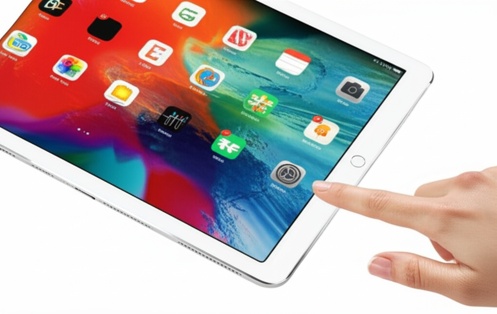 Generate a high-quality, relevant image prompt for an article about: How to Fix iPad Pro 12.9 Touch