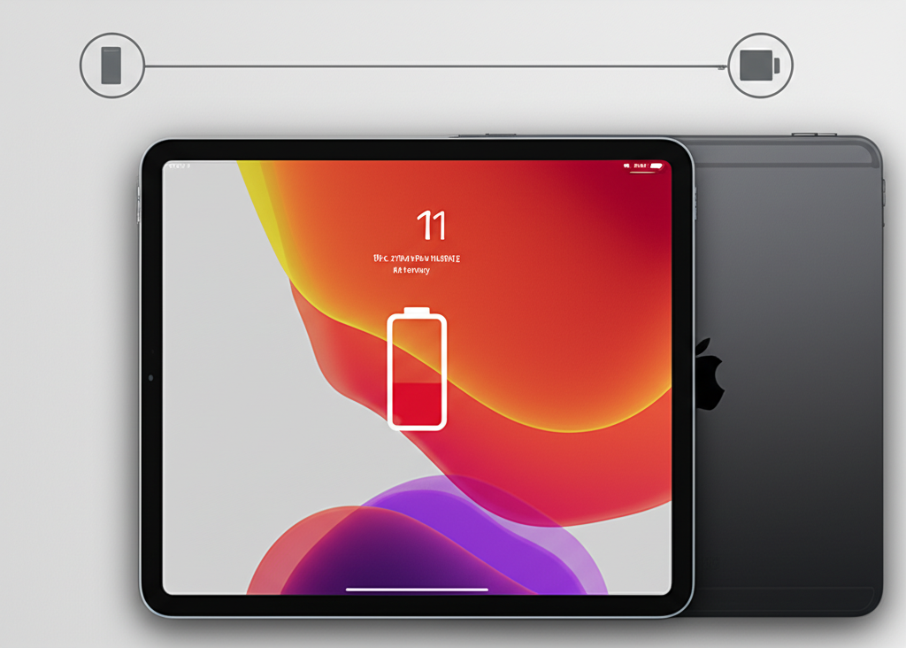 Generate a high-quality, relevant image prompt for an article about: How to Fix iPad Air 5 Battery D