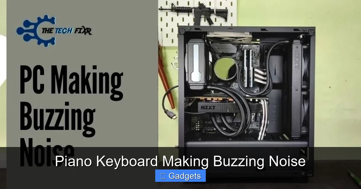 Piano Keyboard Making Buzzing Noise